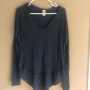 BNWOT Free People Catalina Long sleeve thermal top